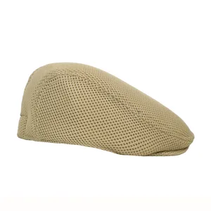 Sommerliche atmungsaktive Mesh-Schirmmütze in Khaki für Herren Outdoor-Freizeitaktivitäten