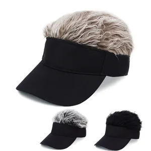 Cappellino da Baseball con Parrucca Creativa Cappello Parasole per Uomo Donna Streetwear Hip Hop Divertente Cappello Outdoor