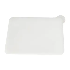 Tapa de silicona blanca de grado alimenticio para moldes grandes de cubitos de hielo detalle