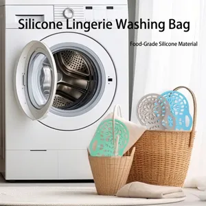 Silicone bra laundry bag for washing machine protection and anti-deformation