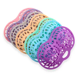 Colorful silicone bra laundry bags for machine washing protection against deformation