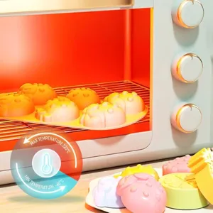 Heat-resistant fruit-shaped silicone cake mold for DIY oven baking, -40 to 220 degrees.