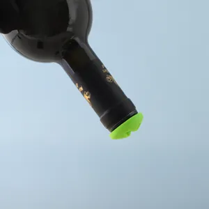 Silicone wine bottle stopper reusable sealing fresh keeping cap for red wine bar tool kitchen