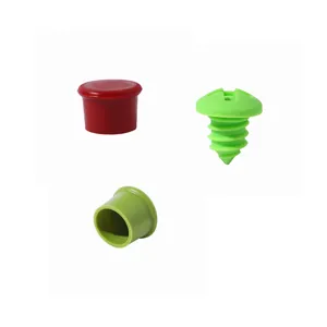 Silicone wine bottle stopper set candy color food grade bottle caps sealing fresh covers home use