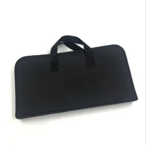 Tragbare schwarze Oxford-Stofftasche für das komplette 25-teilige BBQ-Grillwerkzeug-Set