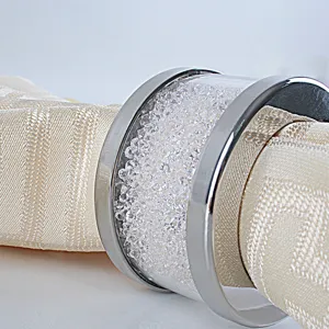 Crystal rhinestone napkin ring alloy table decor elegant dining table accessory shine holder