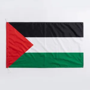 Langlebige 90x150cm Nationalflagge von Palästina aus hochwertigem Polyestergewebe