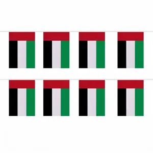 Bandera oficial de los Emiratos Árabes Unidos en poliéster duradero de alta calidad