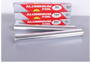 Professionelle robuste Alufolienrollen in 5m, 10m und 20m für Grillen und Backen