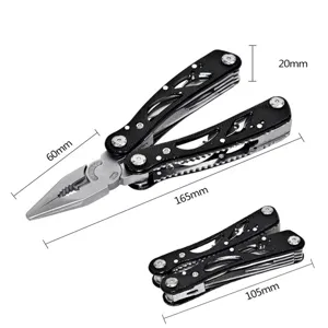 Roestvrijstalen Multifunctionele Vouwtang Outdoor Kamperen Noodredding Gereedschap Zakmes Kit