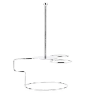 Professional stainless steel food presentation stand for onion rings and calamari towers