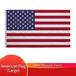 Amerikanische USA Flagge Polyester Stars and Stripes Banner Mit Metallösen Für Unabhängigkeitstag Feier Outdoor Indoor Patriotische Dekoration
