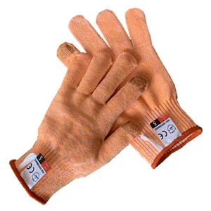 Professional level 5 cut-resistant safety work gloves for woodworking and glass handling