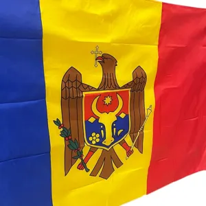 Large 90x150cm Moldova national flag made of durable polyester material for display