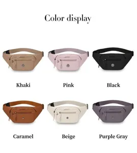 Six color options for this stylish and lightweight sports chest bag for women.