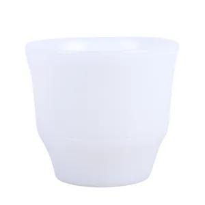 Traditional Dehua white porcelain tea cup with jade-like finish for Kung Fu tea ceremonies