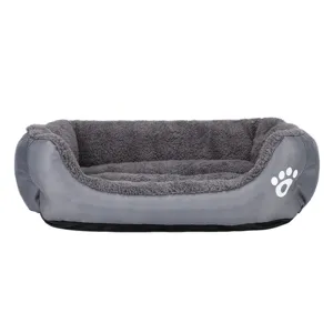 Winter Warm Pet Dog Cat Bed Portable Candy Color Soft Fleece Pet Mat Cushion For Small Medium Dogs