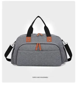 Grand sac de voyage sport avec manchon trolley et separation humide et seche sac.