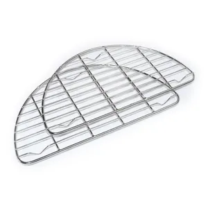 Griglia semicircolare in acciaio inox 304 per barbecue e raffreddamento alimenti