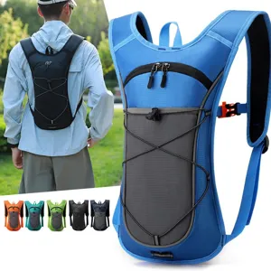 Portable Foldable Hydration Backpack For Outdoor Sports Cycling Running Hiking Lightweight Nylon Water Bag Storage Pack