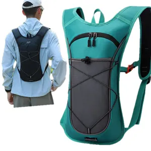 Lightweight portable hydration backpack for outdoor cycling, hiking, and long distance running