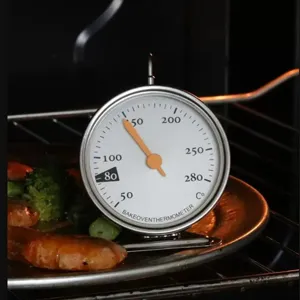 Edelstahl Ofenthermometer für Küchenbacken, Zifferblattanzeige hitzebeständiges Kochwerkzeug.