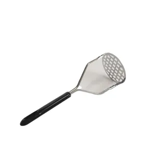 Stainless steel potato masher kitchen tool for easy mashed potatoes and garlic crushing