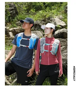 Professional lightweight outdoor running hydration vest for marathon and mountain hiking