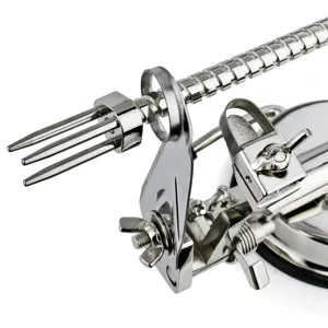 Stainless steel apple peeler machine detail view, sturdy multi-function fruit slicer tool