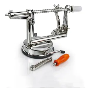 Stainless steel manual apple peeler multi-functional fruit corer slicer kitchen tool