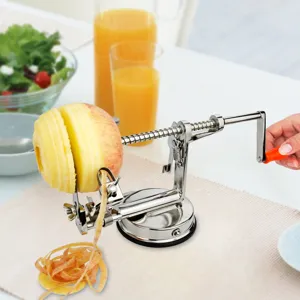 Stainless steel apple peeler multi-functional fruit corer and slicer kitchen tool