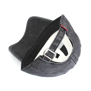 Casquette de baseball en coton lavé vintage pour homme et femme, chapeau réglable décontracté.