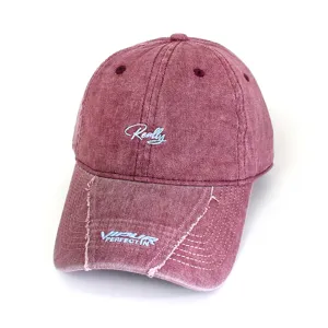 Casquette de baseball rétro lavée brodée de lettres pour hommes et femmes, chapeau de soleil.