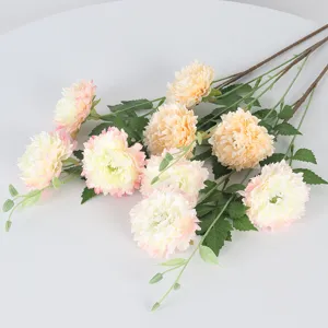 3 Teste Peonia Marocchina Fiori Artificiali Decorazione per Festa Matrimonio Casa
