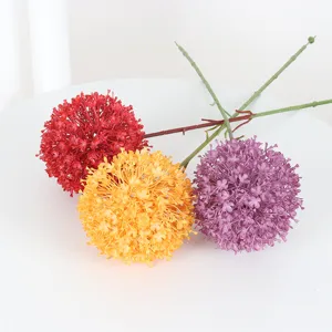 Kunststof allium bloem plastic decoratieve bloem kunstmatige bruiloft feest thuis decor