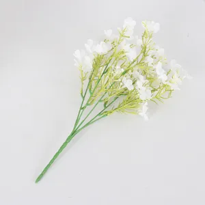 Realistische künstliche weiße Schleierkraut Blumen für Haus und Hochzeit Dekorationen