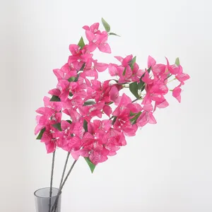 Steli di fiori di bouganville artificiale rosa acceso per decorazioni di casa e matrimoni