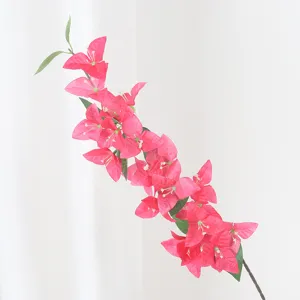 Ramo di bouganville artificiale rosa acceso per decorazioni eleganti per casa e matrimoni
