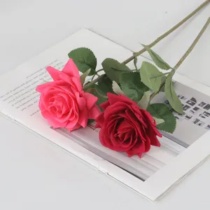 Premium moisturizing artificial roses for home and hotel decorative arrangements