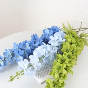 Fleurs artificielles de delphinium jacinthe décoration de mariage arrangements floraux