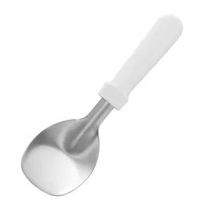 Stainless Steel Ice Cream Scoop Thickened Commercial Ice Scoop Thick Durable Cooking Rice Spoon Home Kitchen Utensil Spoon