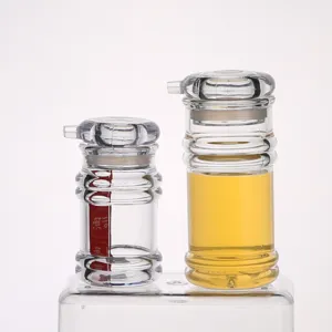 Transparentes Acryl-Ölflaschen-Set, Küchen-Gewürzspender für Sojasauce und Essig.