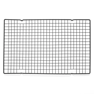 Koolstofstaal Anti-Aanbaklaag Rechthoekig Afkoelrek Voor Taart Brood Bakken Rooster Rek Standaard Outdoor BBQ Grill Net Houder