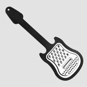 Kreative Reibe in Gitarrenform aus Edelstahl für Küchengemüse und feinen Hartkäse