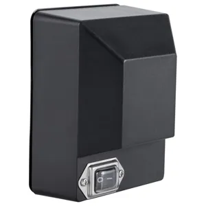 Schwarze elektrische BBQ Grill Motor Steuerbox mit wasserdichtem Schalter für Röstwerkzeug.