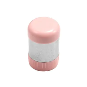 Saliere en acier inoxydable bouteille d'assaisonnement de cuisine couvercle rose