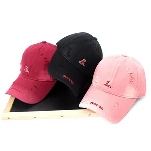 Modische Baumwoll-Baseballkappe mit Stickerei, lässiger Hut für Damen und Herren im Sommer.