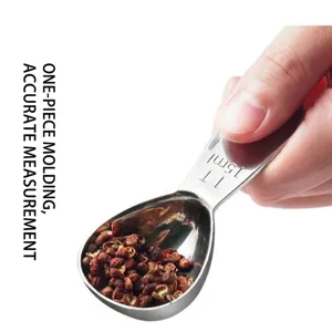 Cuillère à mesurer en acier inoxydable 304 pour le café le lait en poudre 15ml