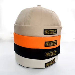 Unisex καπέλο docker sailor ρετρό ναυτικός σκούφος ρυθμιζόμενο streetwear τέσσερα χρώματα