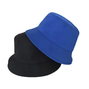 Classic double-sided bucket hat for women, casual outdoor sun protection fashion sunhat.